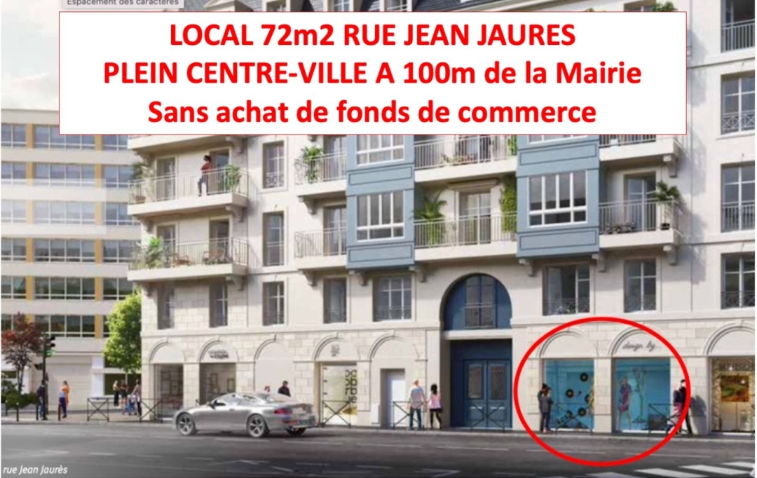 Annonces PANTIN : Local / Bureau | PUTEAUX (92800) | 73 m2 | 4 900 € 